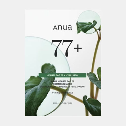 Picture of ANUA HEARTLEAF 77 + HYALURON SOOTHING MASK